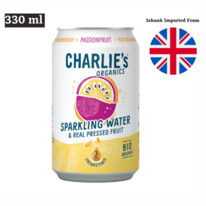Charlies Organic Sparkling Passion Fruit Flavored Water 330 ml-0