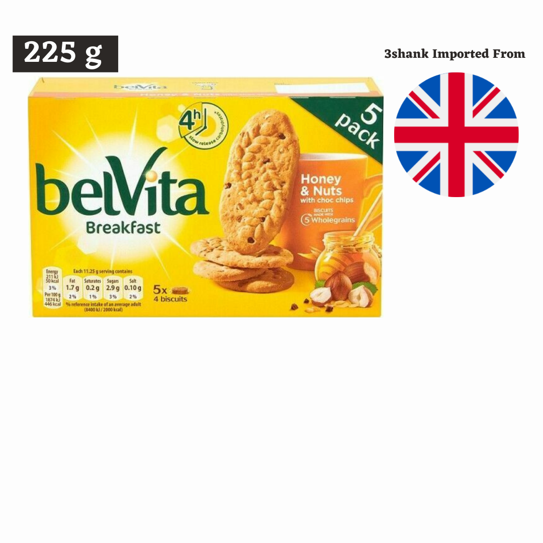 Belvita Breakfast Biscuit Honey & Nuts 225 g-0 Belvita Breakfast Biscuit Honey & Nuts 225 g-0